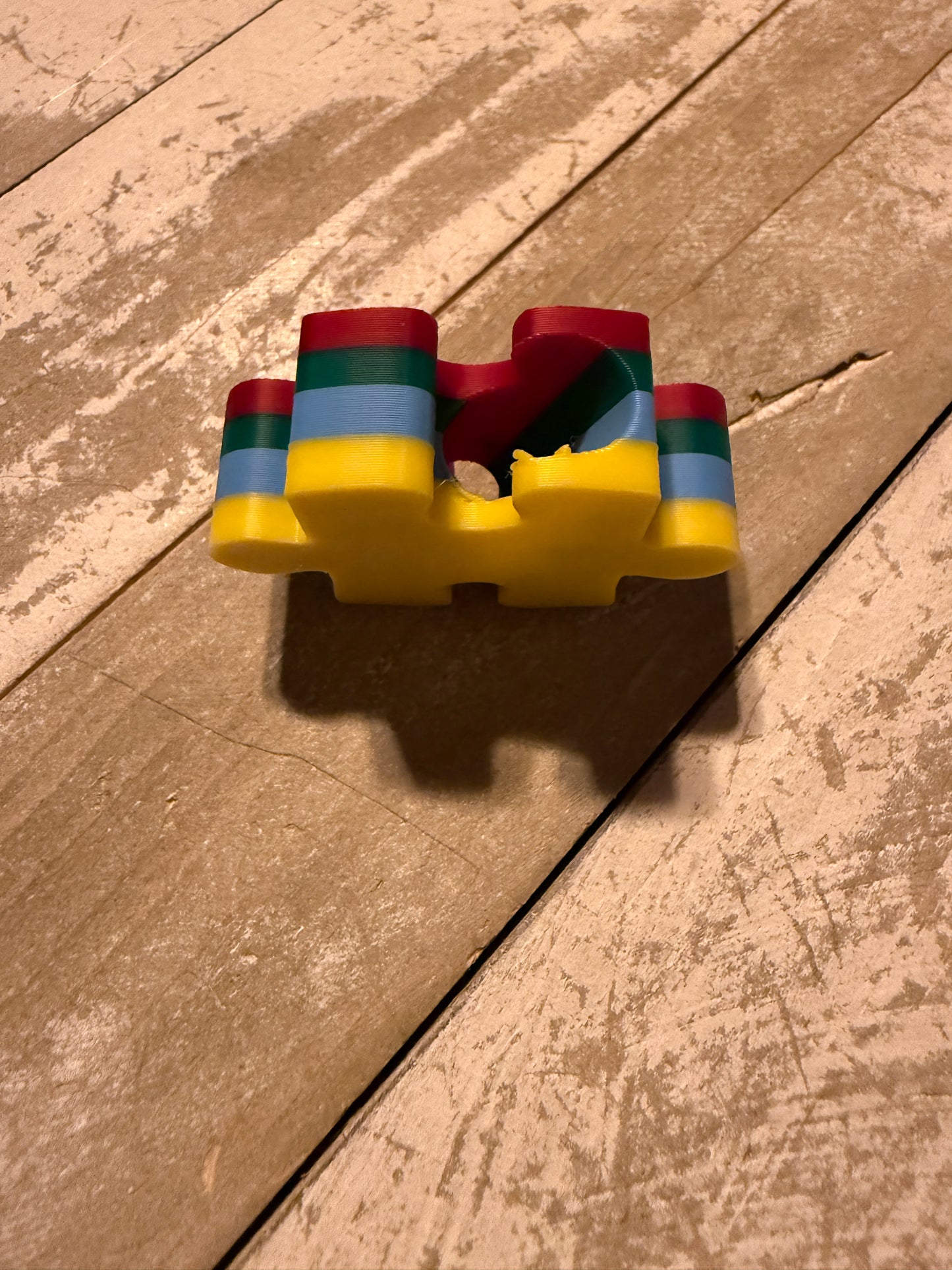 Autism puzzle piece straw topper