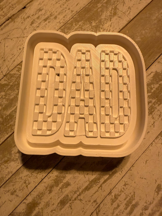 Checkered dad mold
