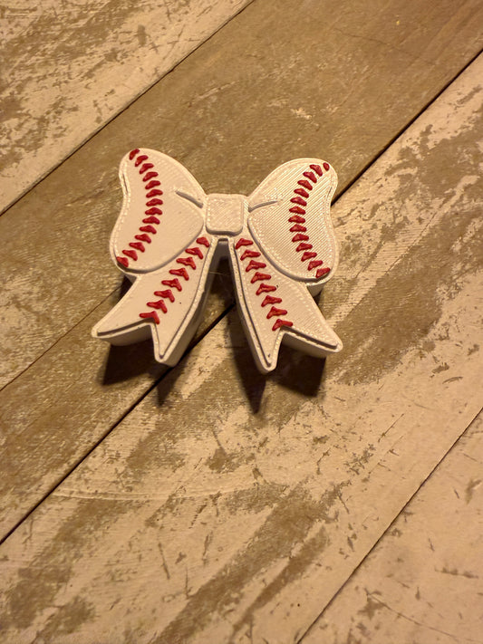 Baseball straw topper
