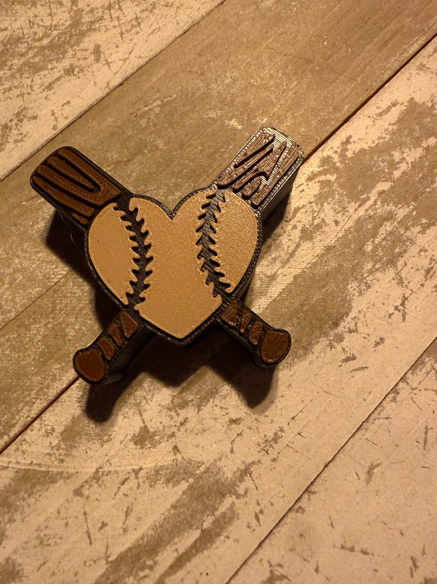 Bats and hearts straw topper