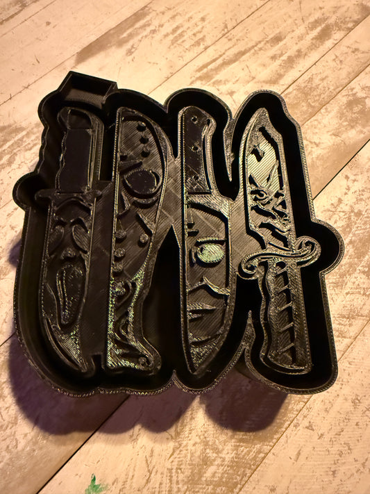 Horror knives freshie mold
