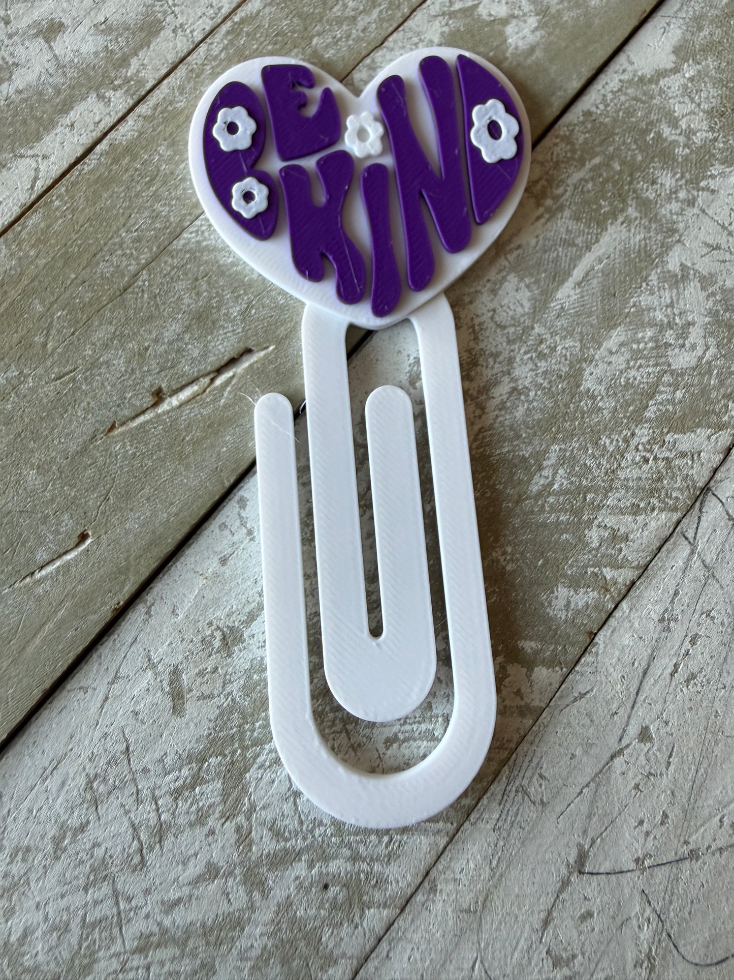 Be kind jumbo clip or bookmark