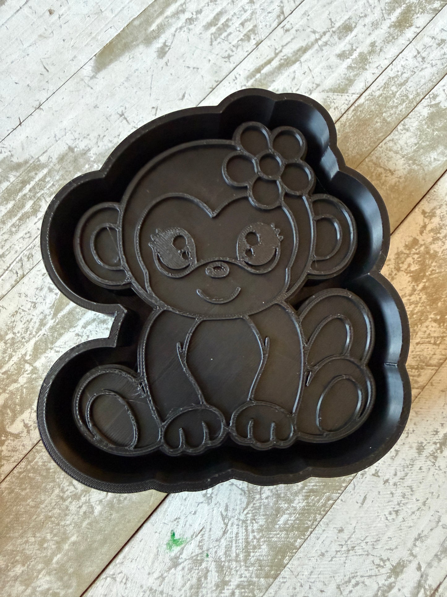 Monkey with flower mold