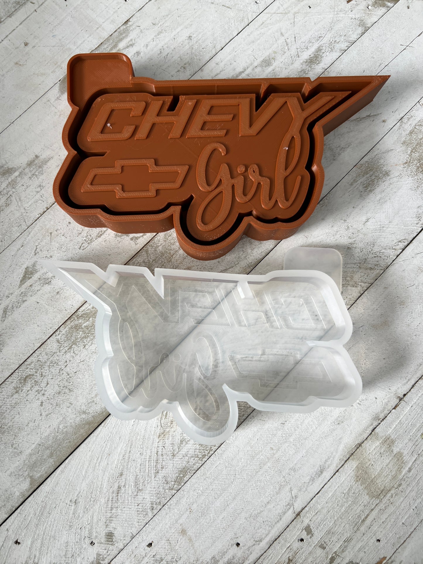 Chevy girl large Freshie mold