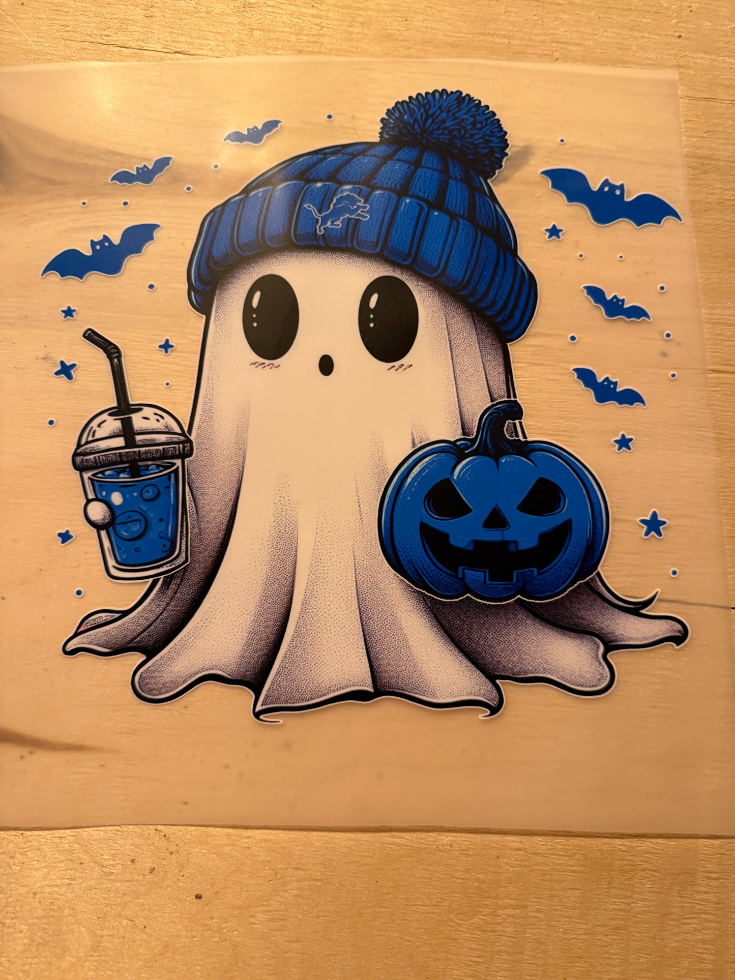 Lions ghost kids dtf transfers