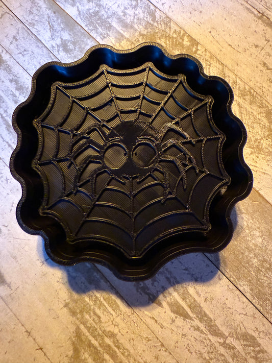 Spider and web freshie mold