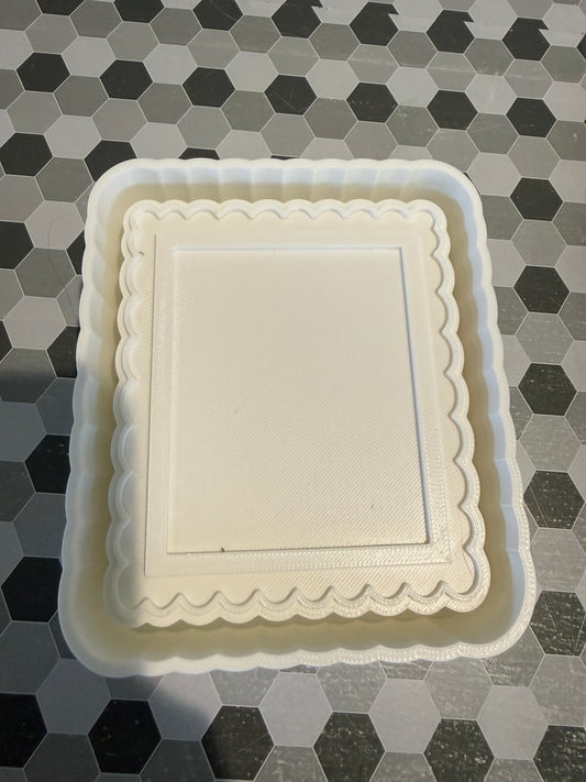 Rectangle cardstock mold
