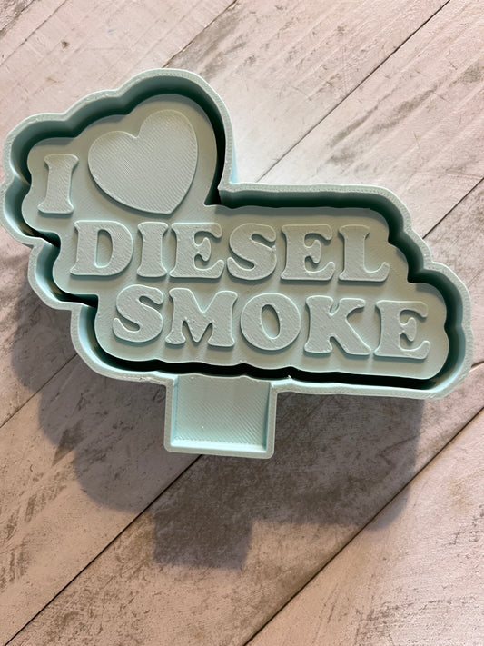 🖤 diesel smoke large freshie mold