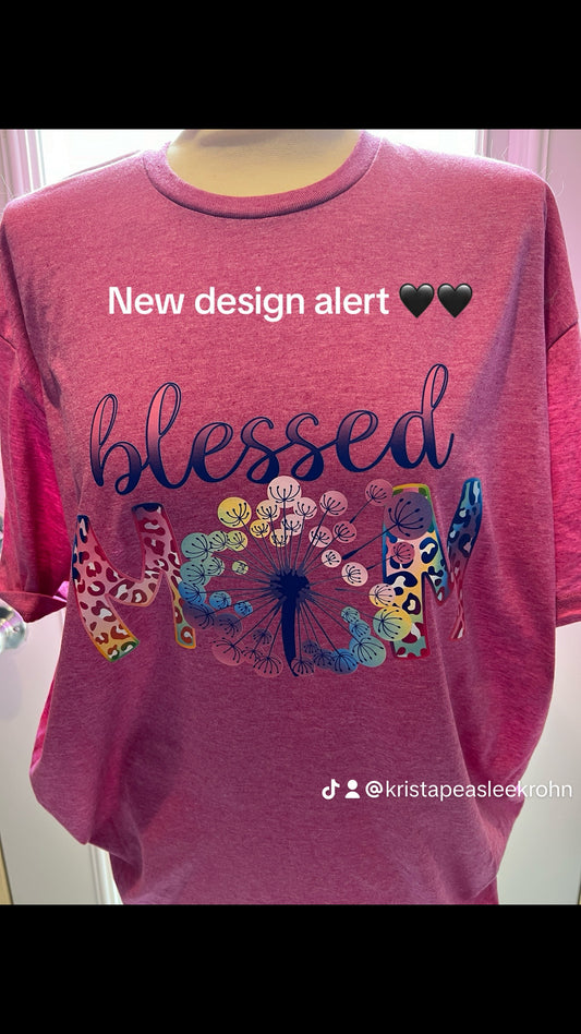 Blessed mom tee