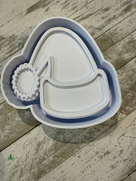 Santa hat mold
