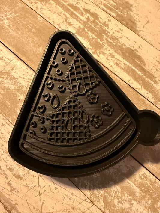 Patchwork watermelon slice mold