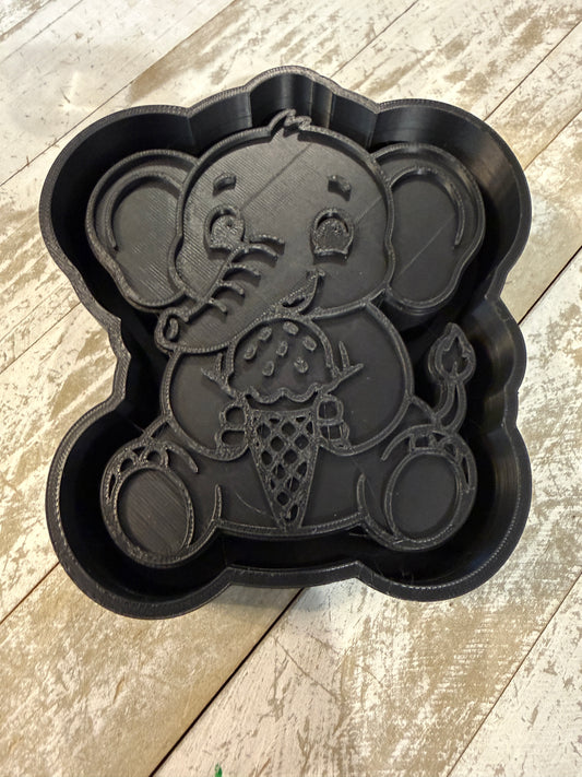 Elephant ice cream mold
