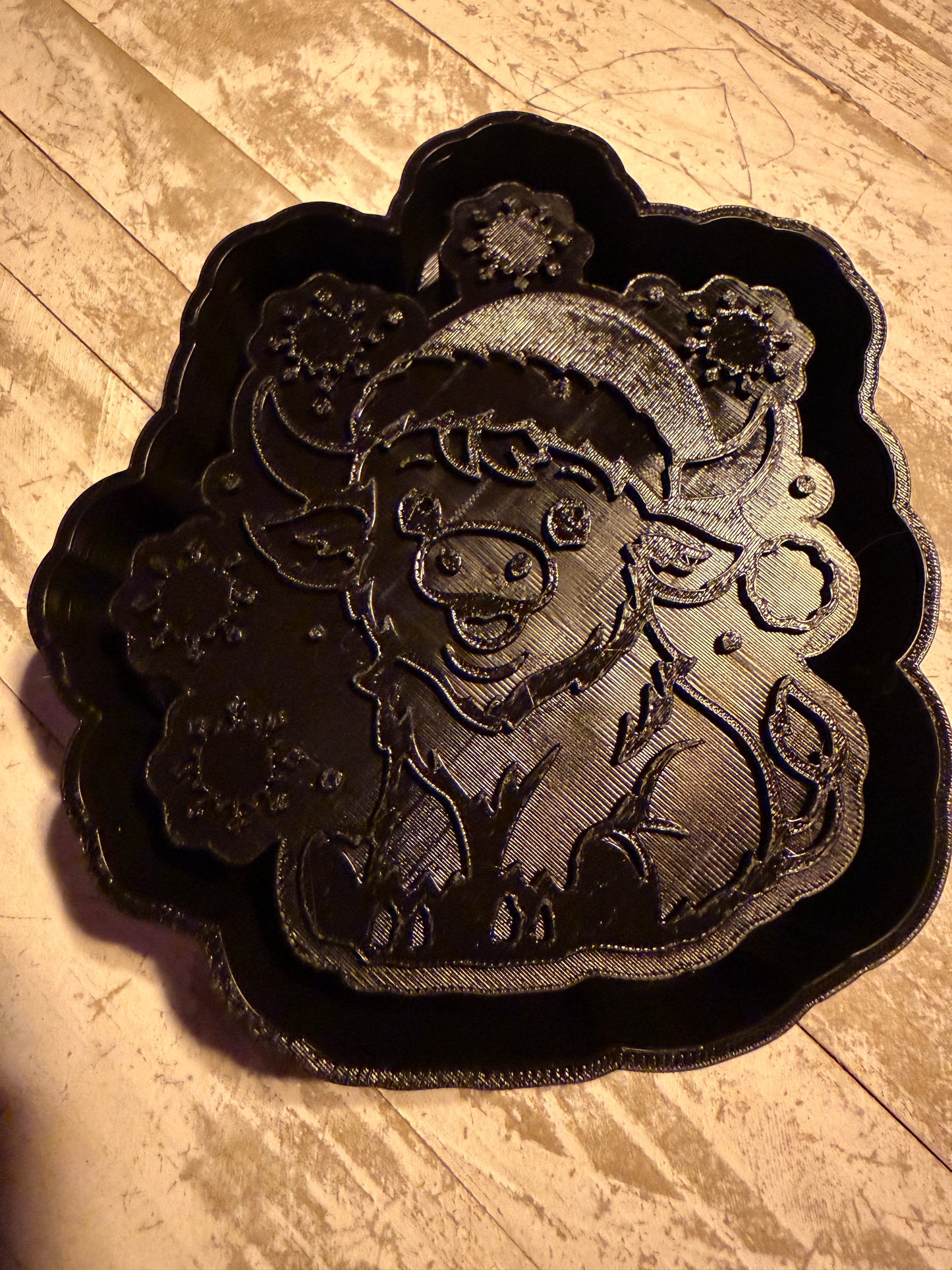 Santa cow mold