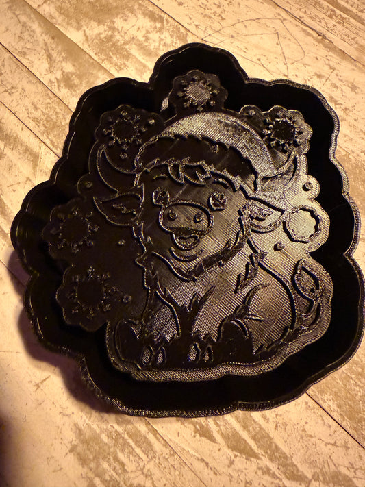 Santa cow mold