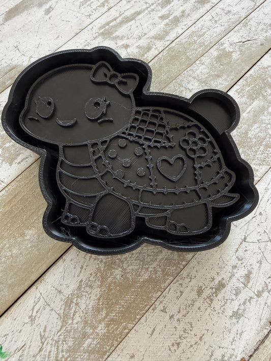 Patchwork turtle mold