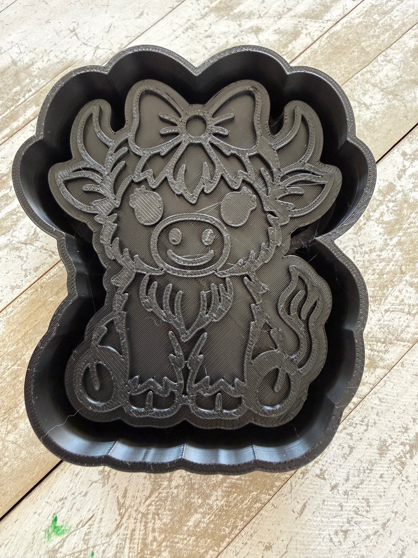 Cow with bow mold