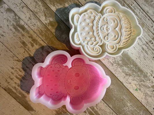 Watermelon monkey mold