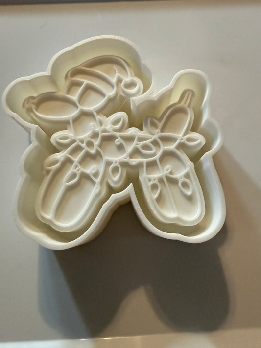 Balloon dog with lights mold