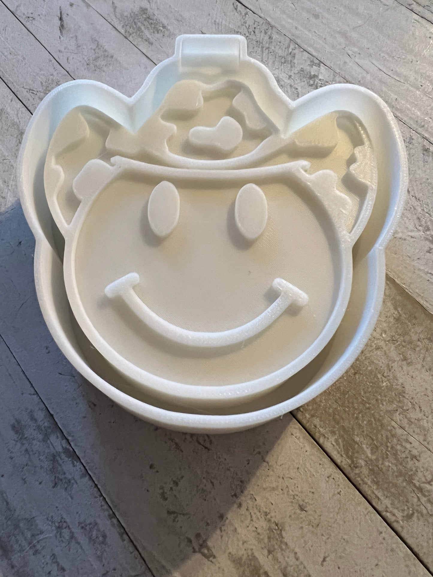 Smiling Cowboy Freshie Mold