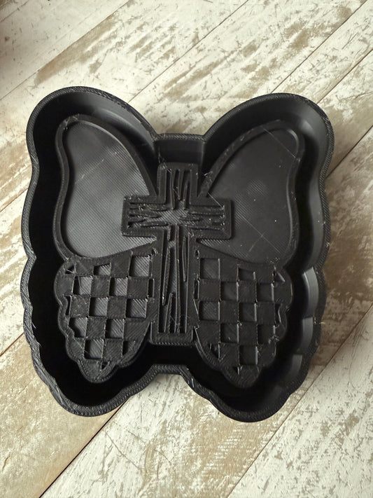 Butterfly with cross mold
