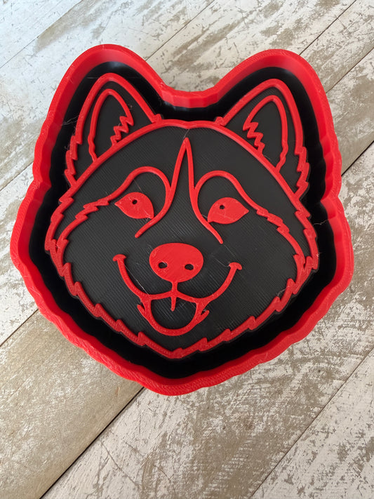 Husky face mold