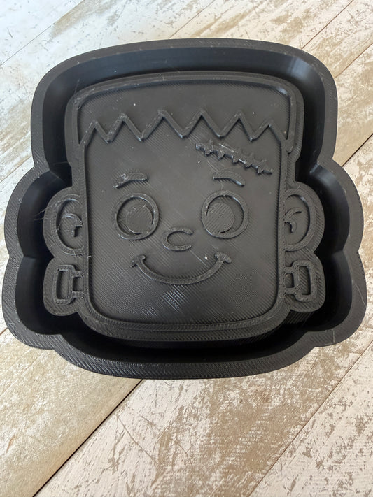 Baby Frankenstein face mold ￼