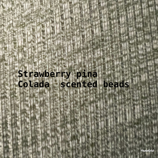 Strawberry pina colada scented beads 8oz