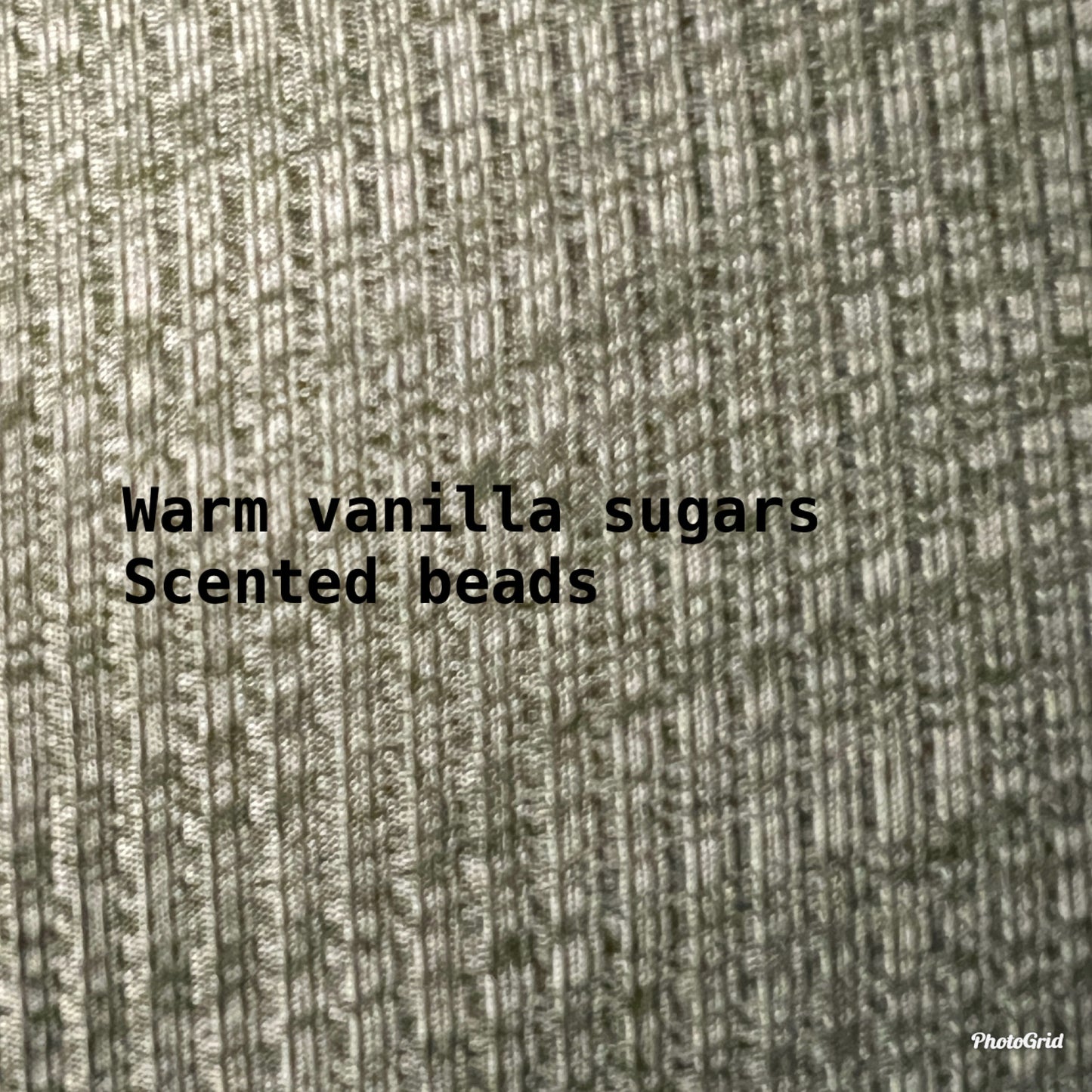 Warm vanilla sugar scented beads 8oz