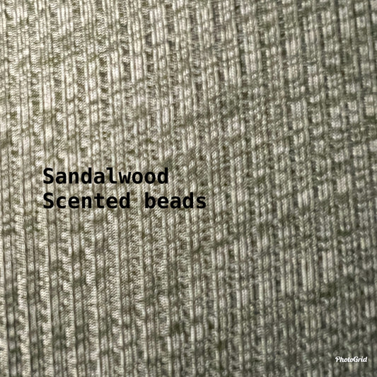 Sandalwood scented beads 8oz
