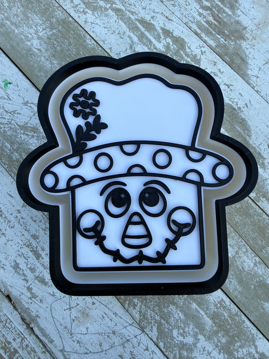 Scarecrow square face mold