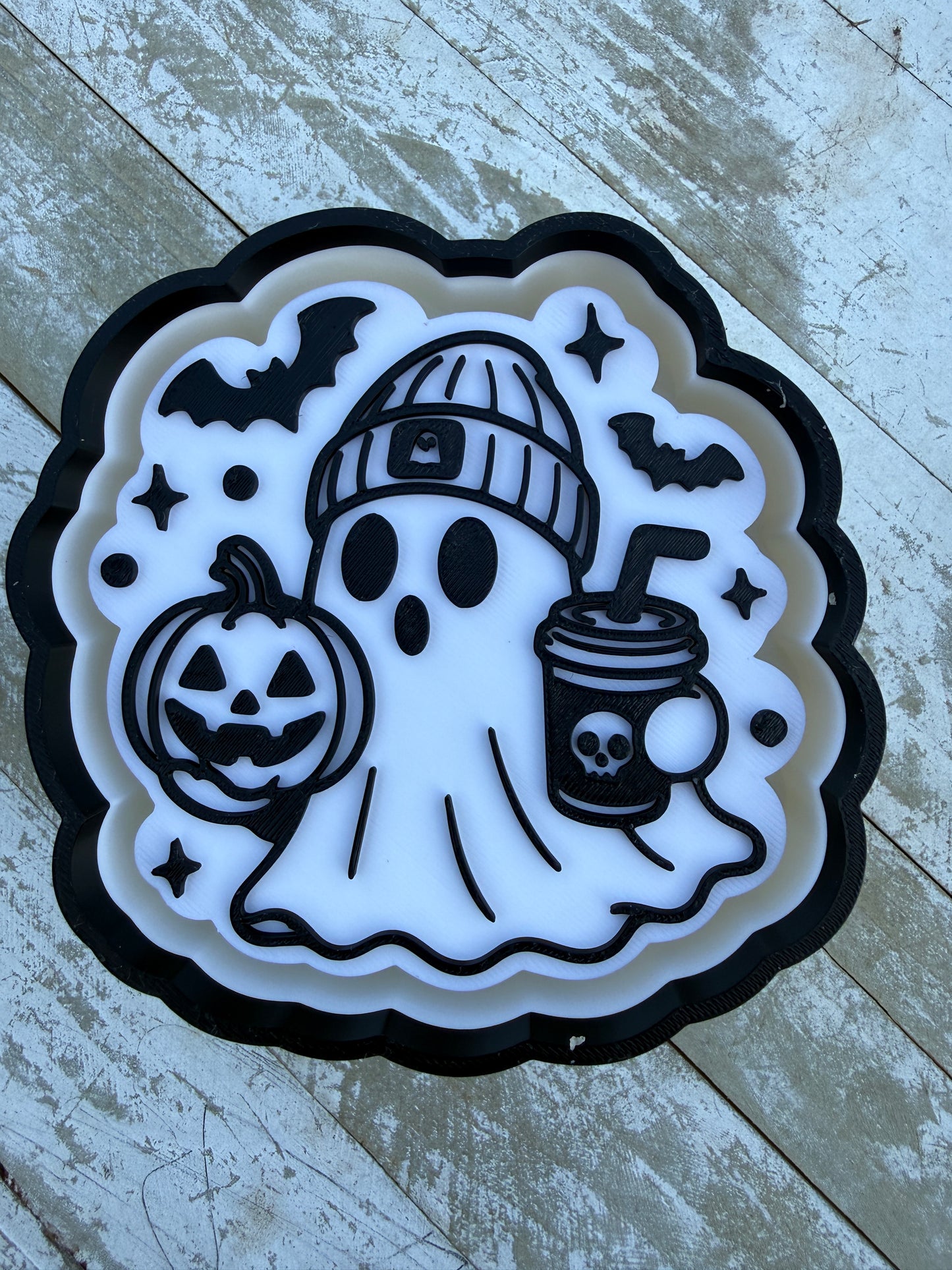 Ghosty with drink mold