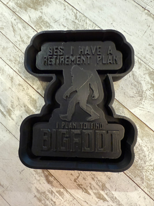 Big foot retirement plan freshie mold