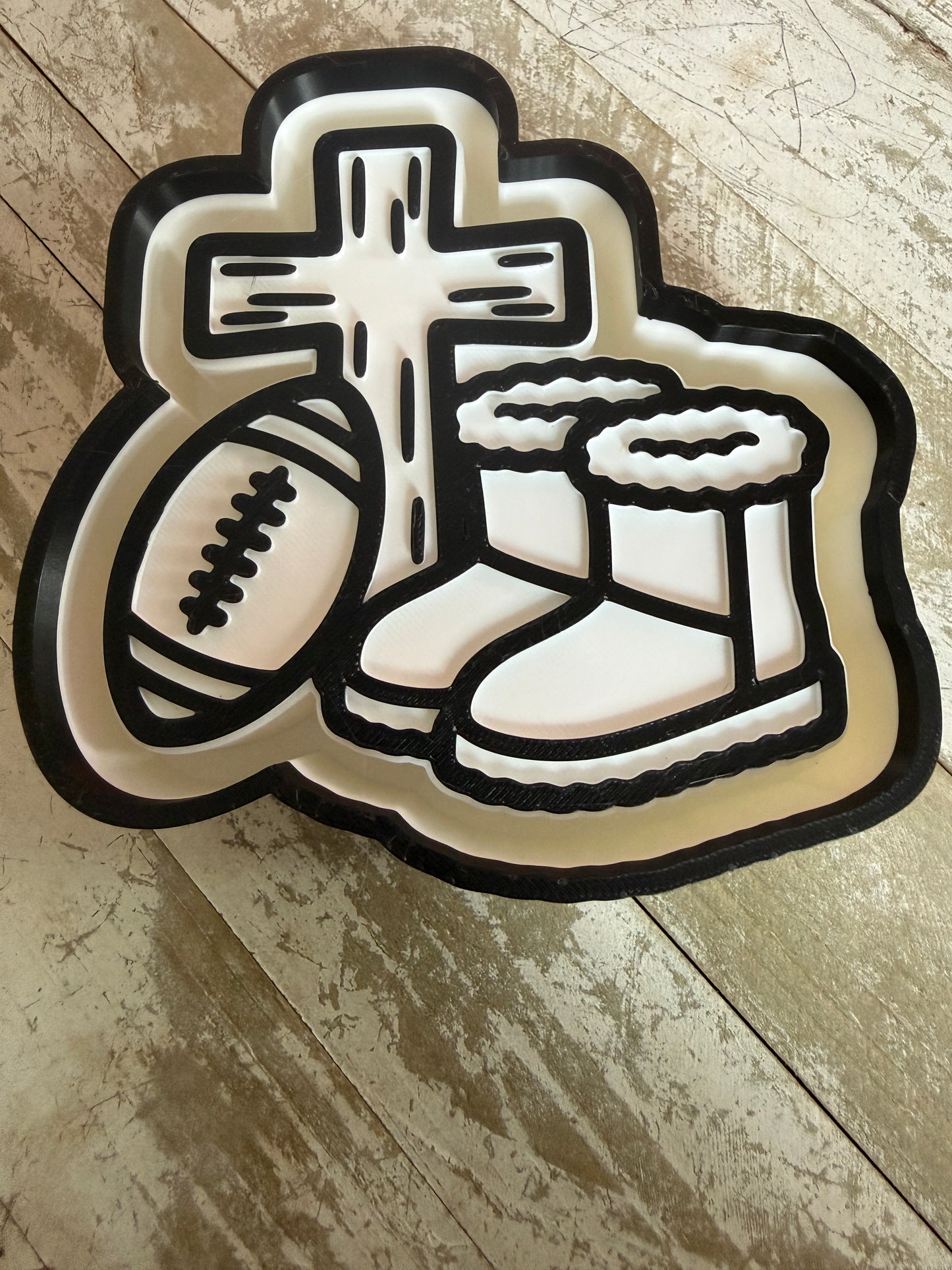 Football cross boots mold