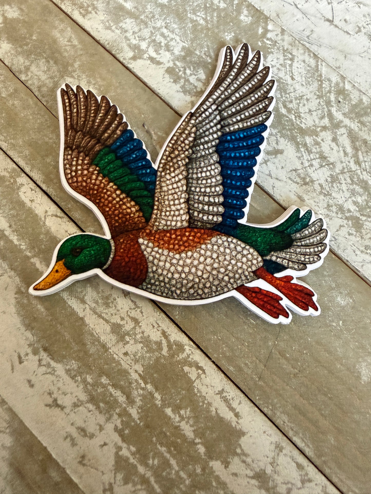 Duck cardstock mold