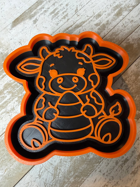Candy corn cow mold