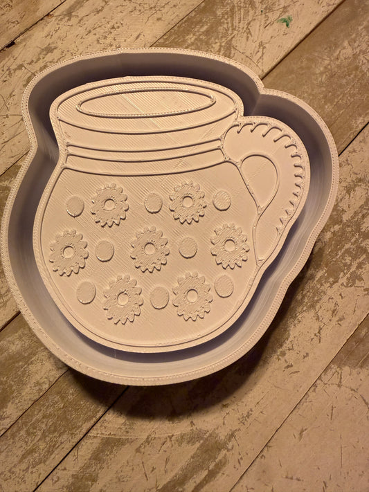 Flower pot vase mold