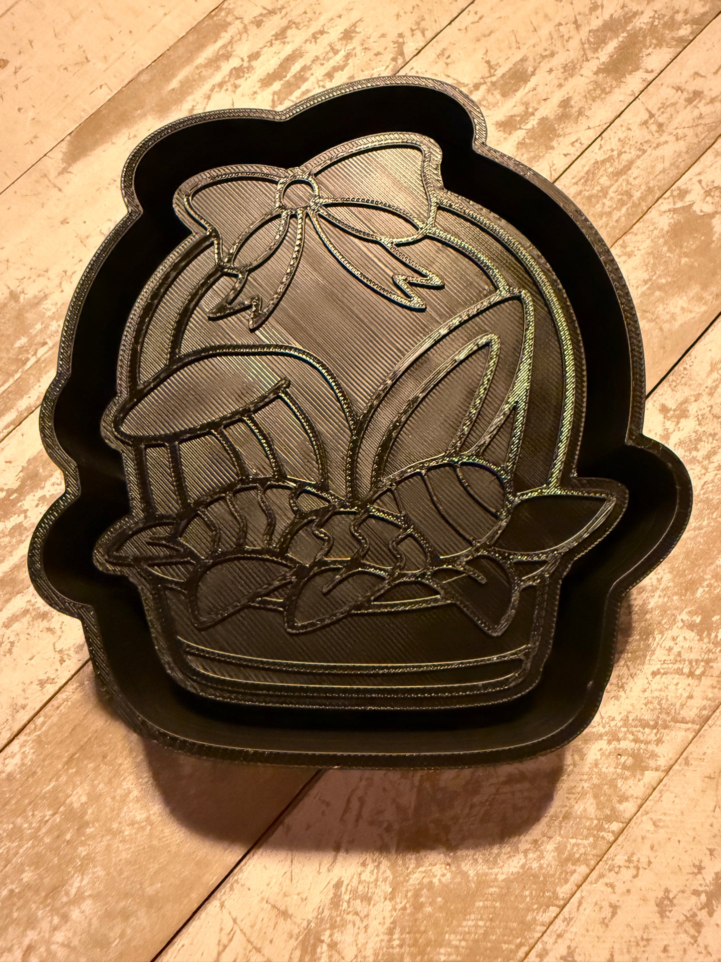Easter basket with bunny ears mold