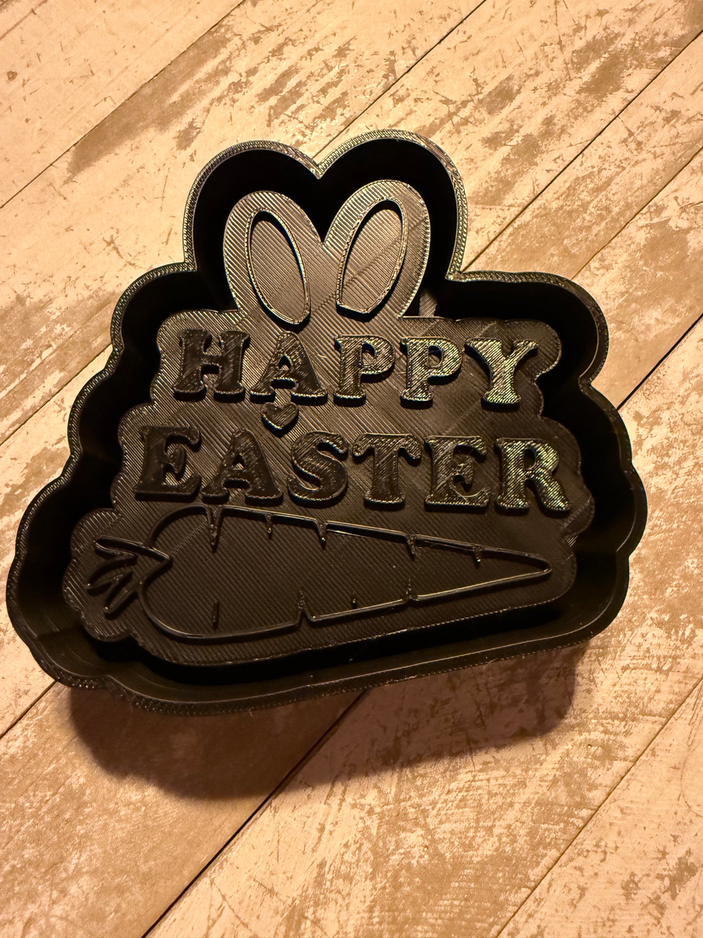 Happy Easter with carrot mold