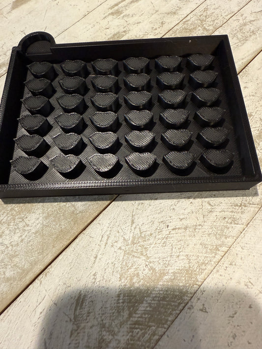 Lips wax melt mold
