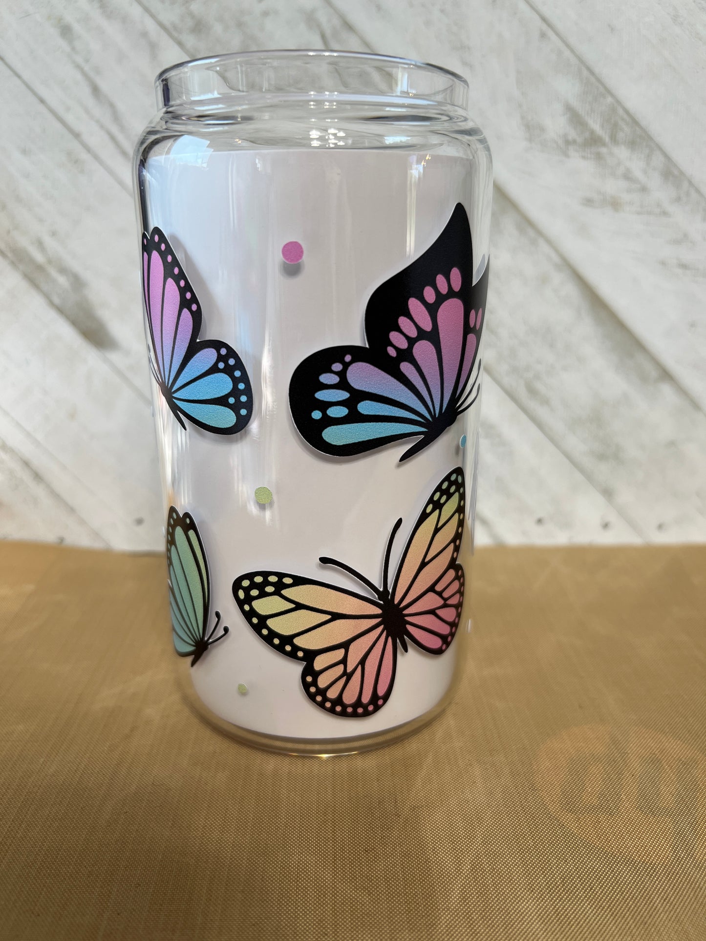 Butterflies Multi-colored 16 oz