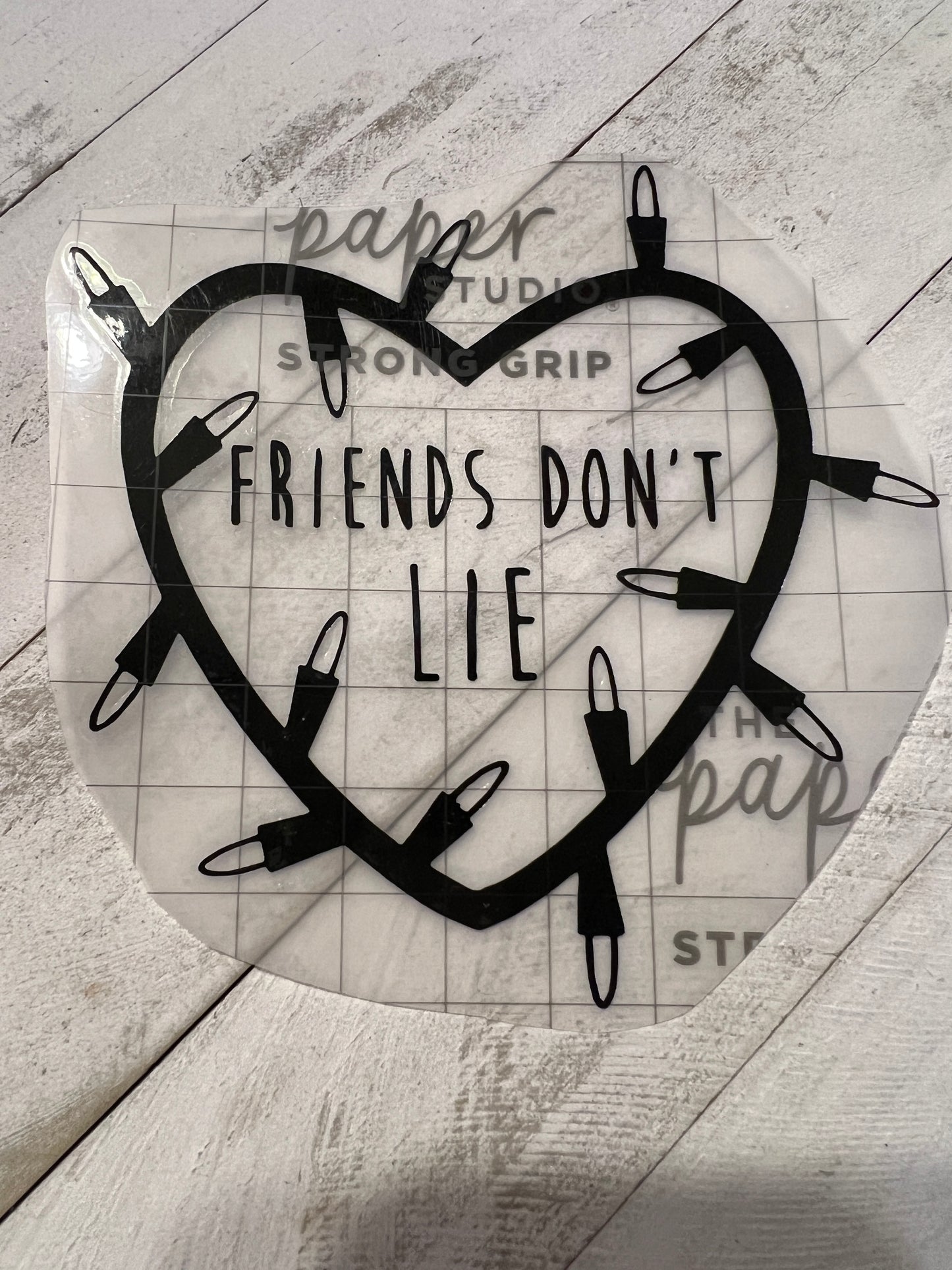 Friends Don’t Lie Decal