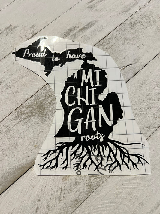 Michigan Roots Decal