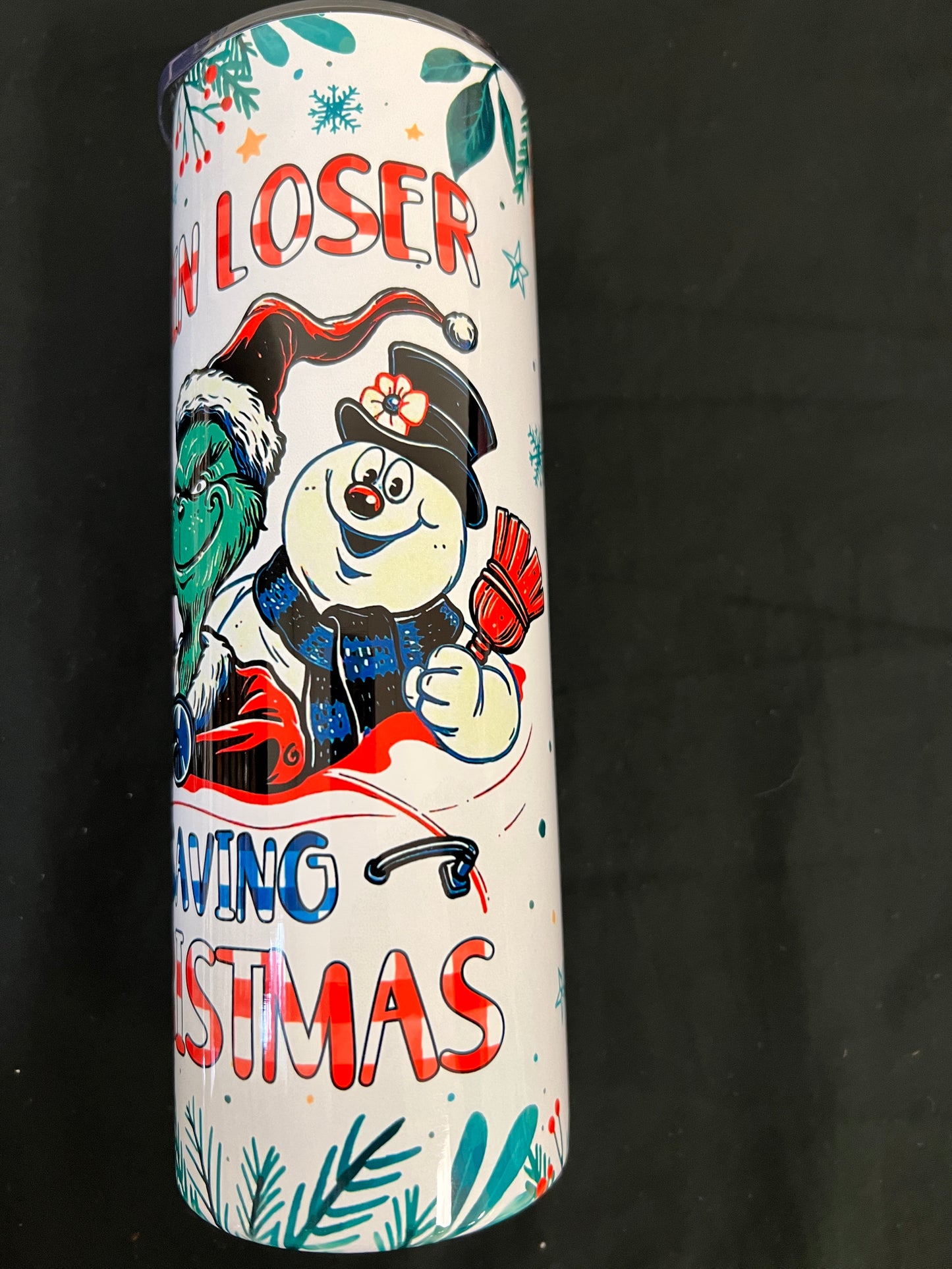 GET IN LOSER WE ARE SAVING CHRISTMAS TUMBLER