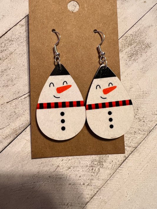 Snowman Earrings-2